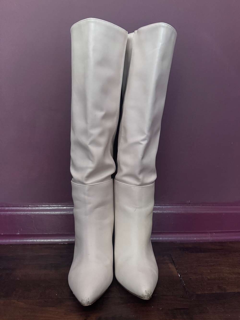 Lulu’s cream tall boots